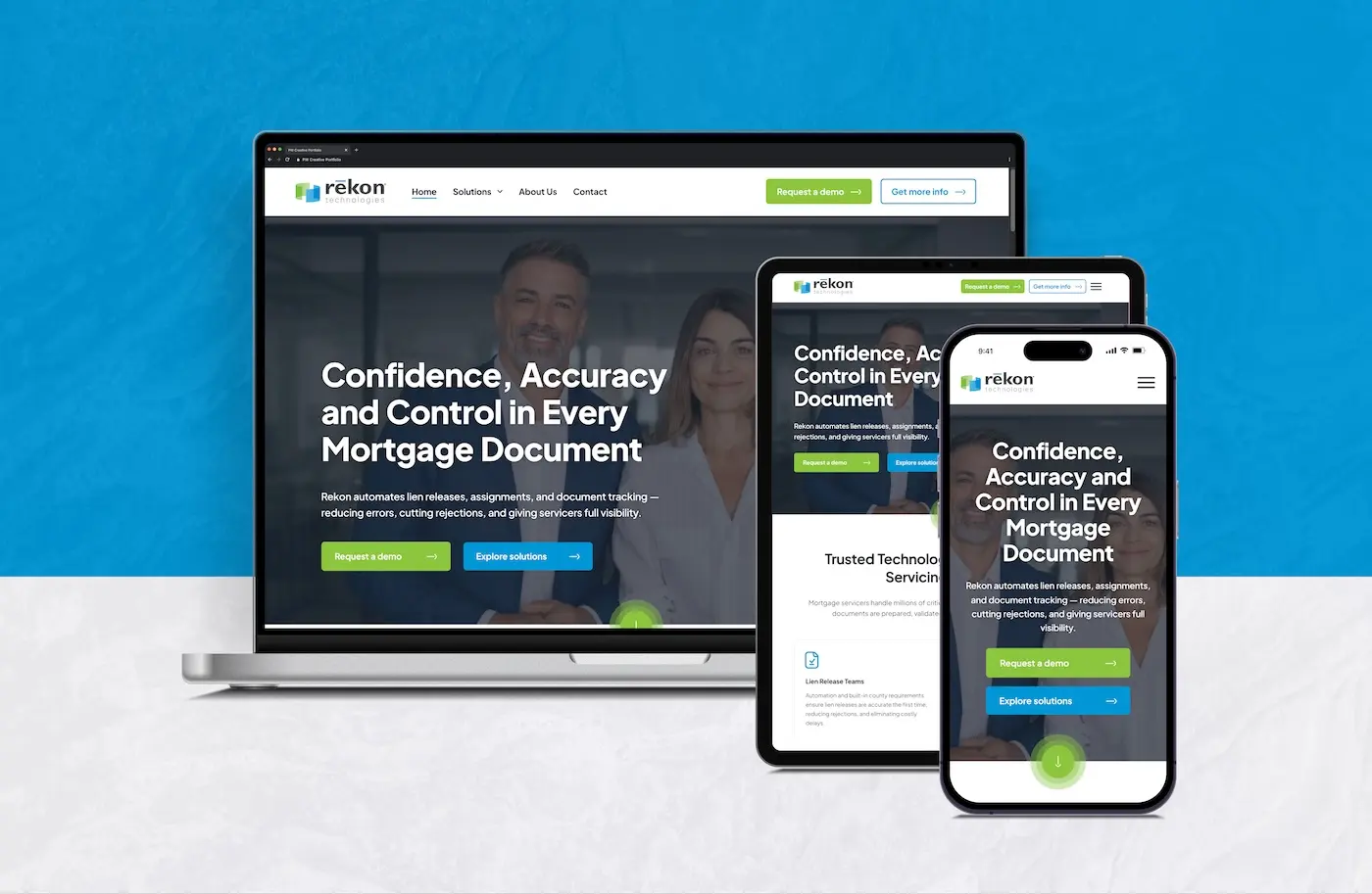Website we built for Rekon